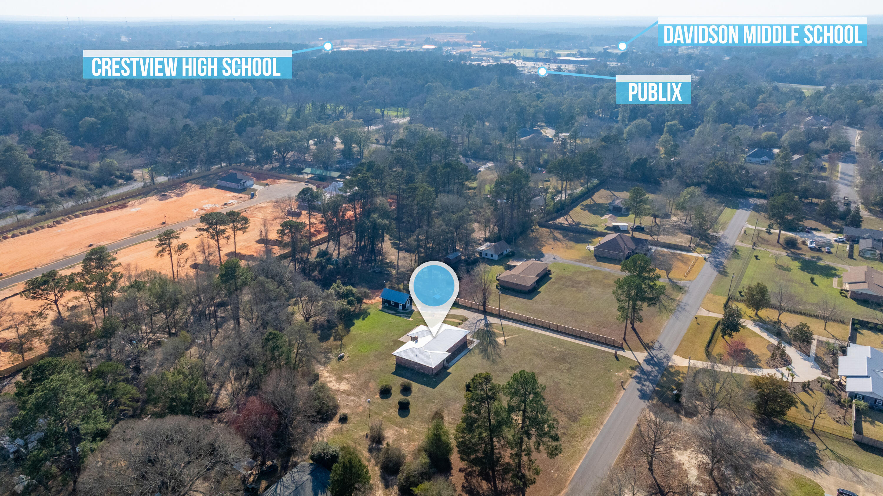2928 Barton Road Crestview, FL 32539 - Photo 64 of 65 2928 Barton Rd Aerial-2