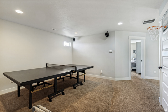 40 Wheeler Road Heber City, UT 84032 - Photo 29 of 41 Recessed lighting, light-toned walls, and neutral carpeting