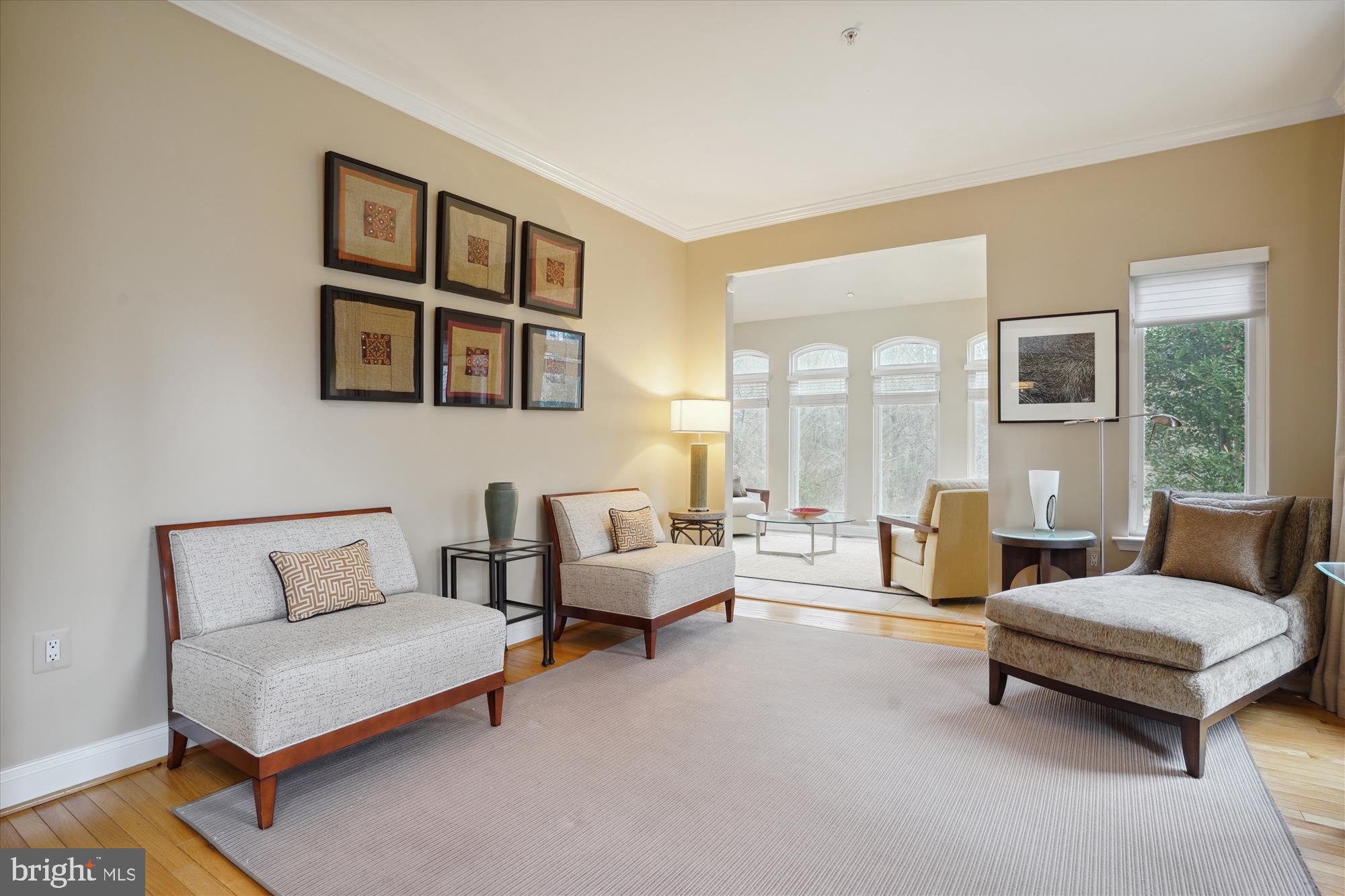 17410 Queen Anne Road Upper Marlboro, MD 20774 - Photo 36 of 82 a living room with furniture and a large window