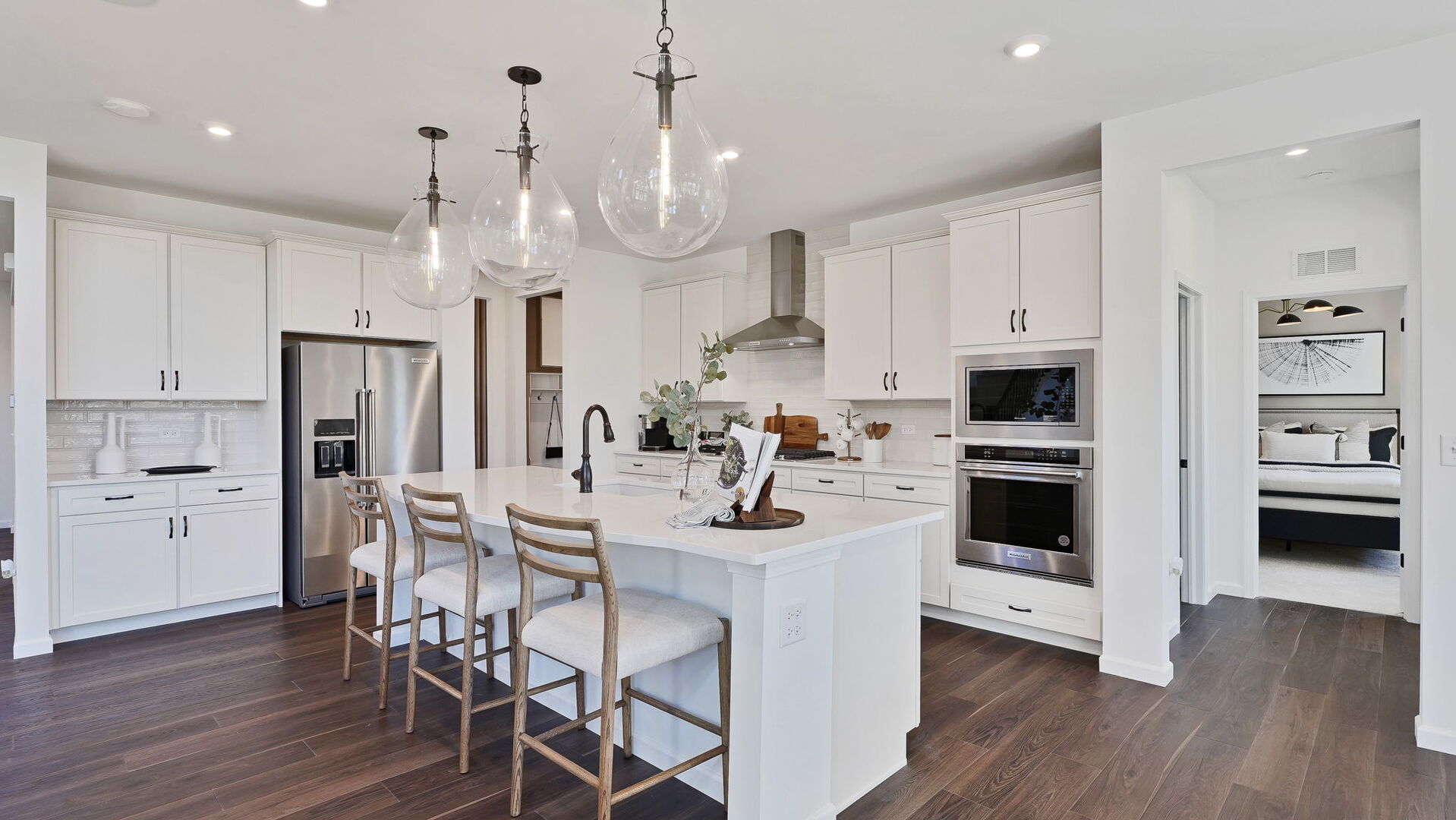 6236 Lafond Circle Lisle, IL 60532 - Photo 7 of 22 a kitchen with stainless steel appliances a stove a sink a refrigerator and chairs
