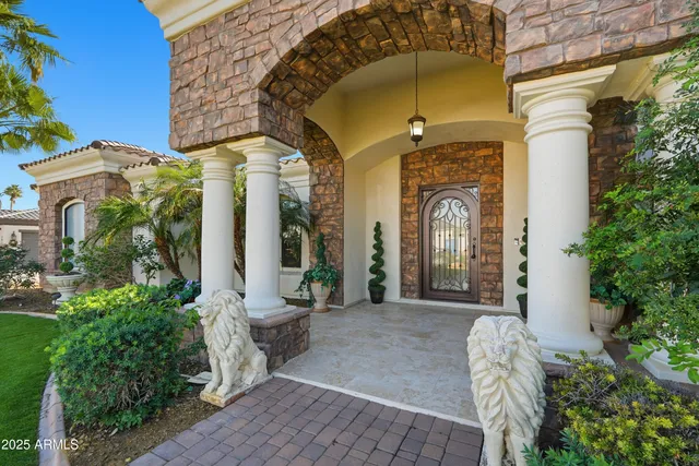 a front view of a house with a porch
