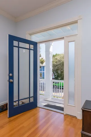 a kitchen with stainless steel appliances a stove and cabinets