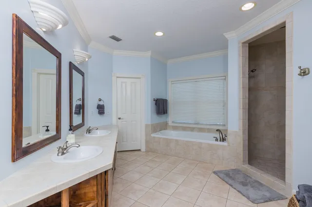 a view of a wooden deck