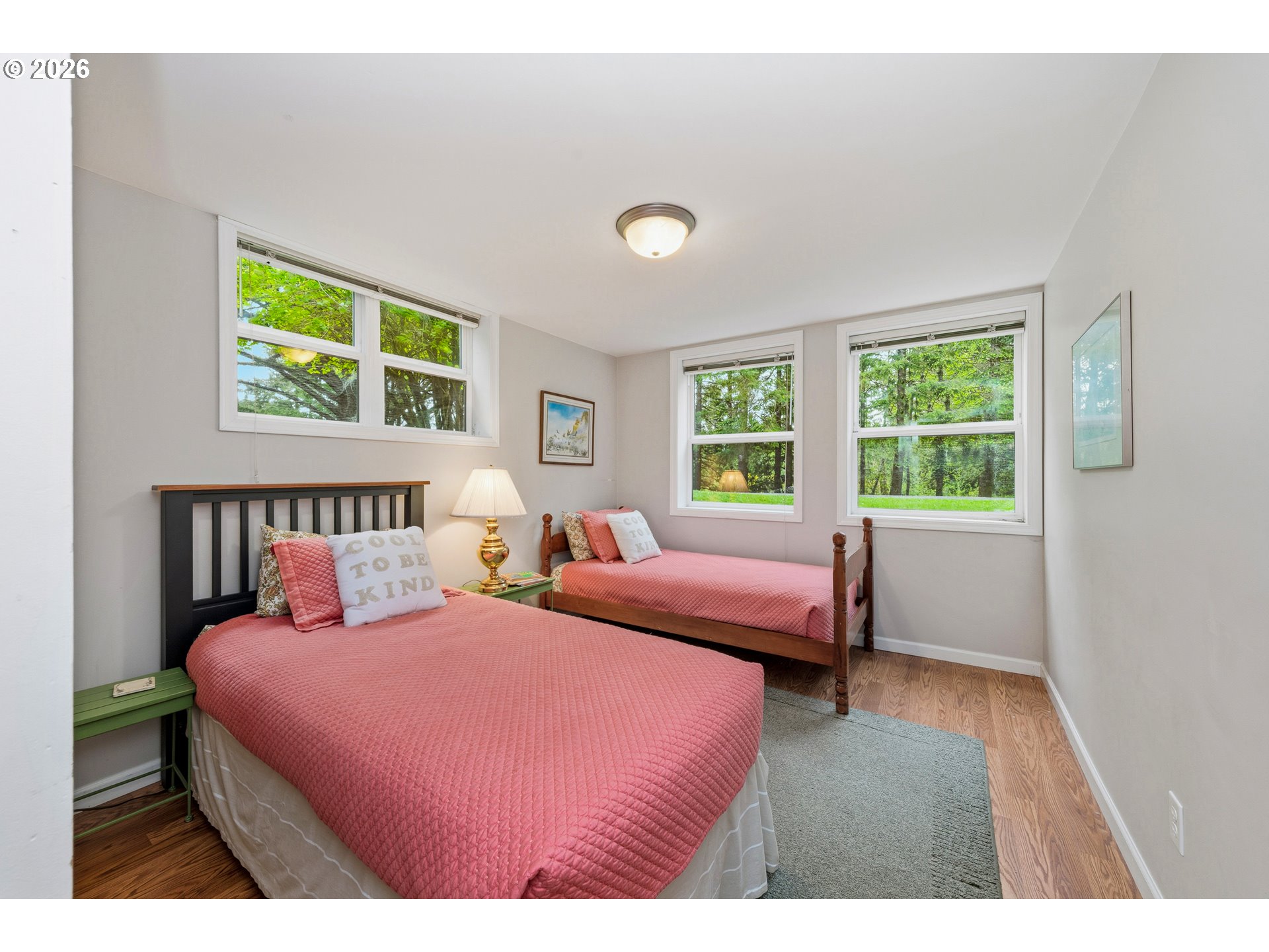 36725 North Highway 101 Nehalem, OR 97131 - Photo 17 of 40 a bedroom with a large bed and a window
