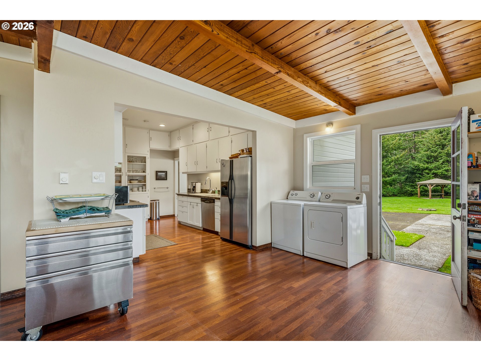 36725 North Highway 101 Nehalem, OR 97131 - Photo 32 of 40 a living room with stainless steel appliances kitchen island granite countertop furniture and a kitchen view