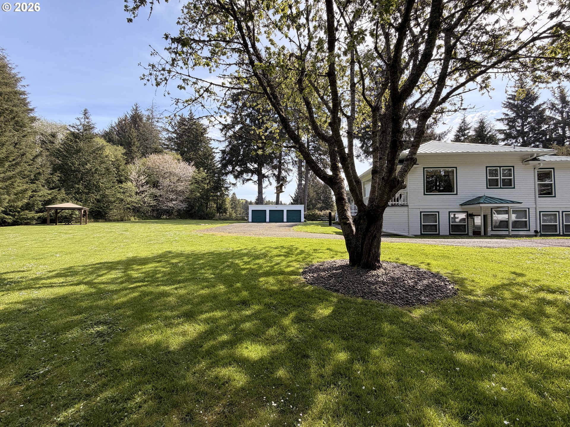 36725 North Highway 101 Nehalem, OR 97131 - Photo 6 of 40 a view of a swimming pool with a tree