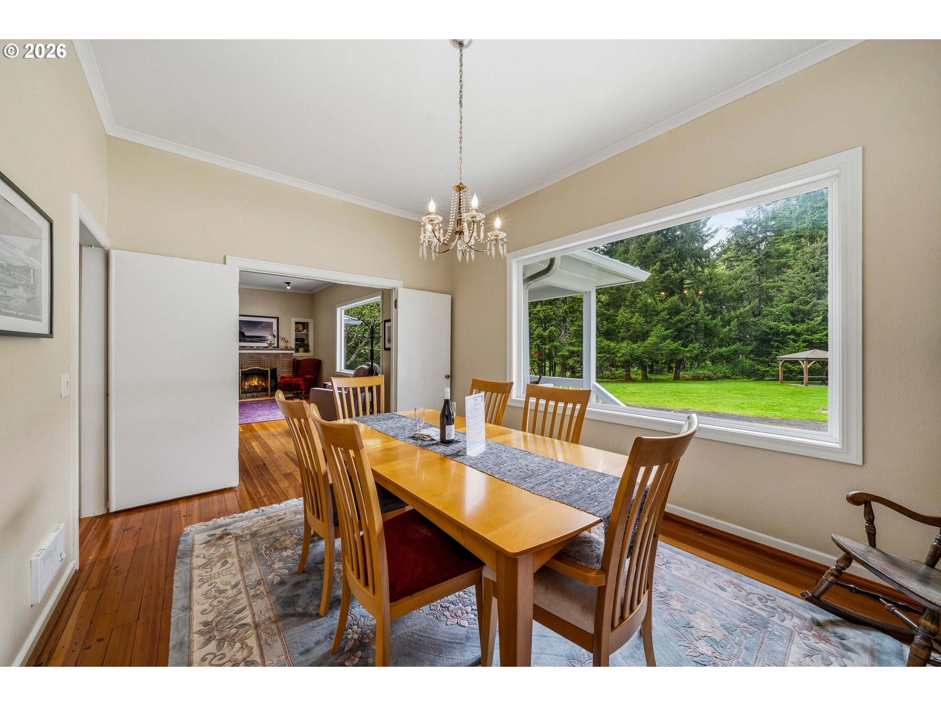 36725 North Highway 101 Nehalem, OR 97131 - Photo 9 of 40 a view of a dining room with furniture window and outside view