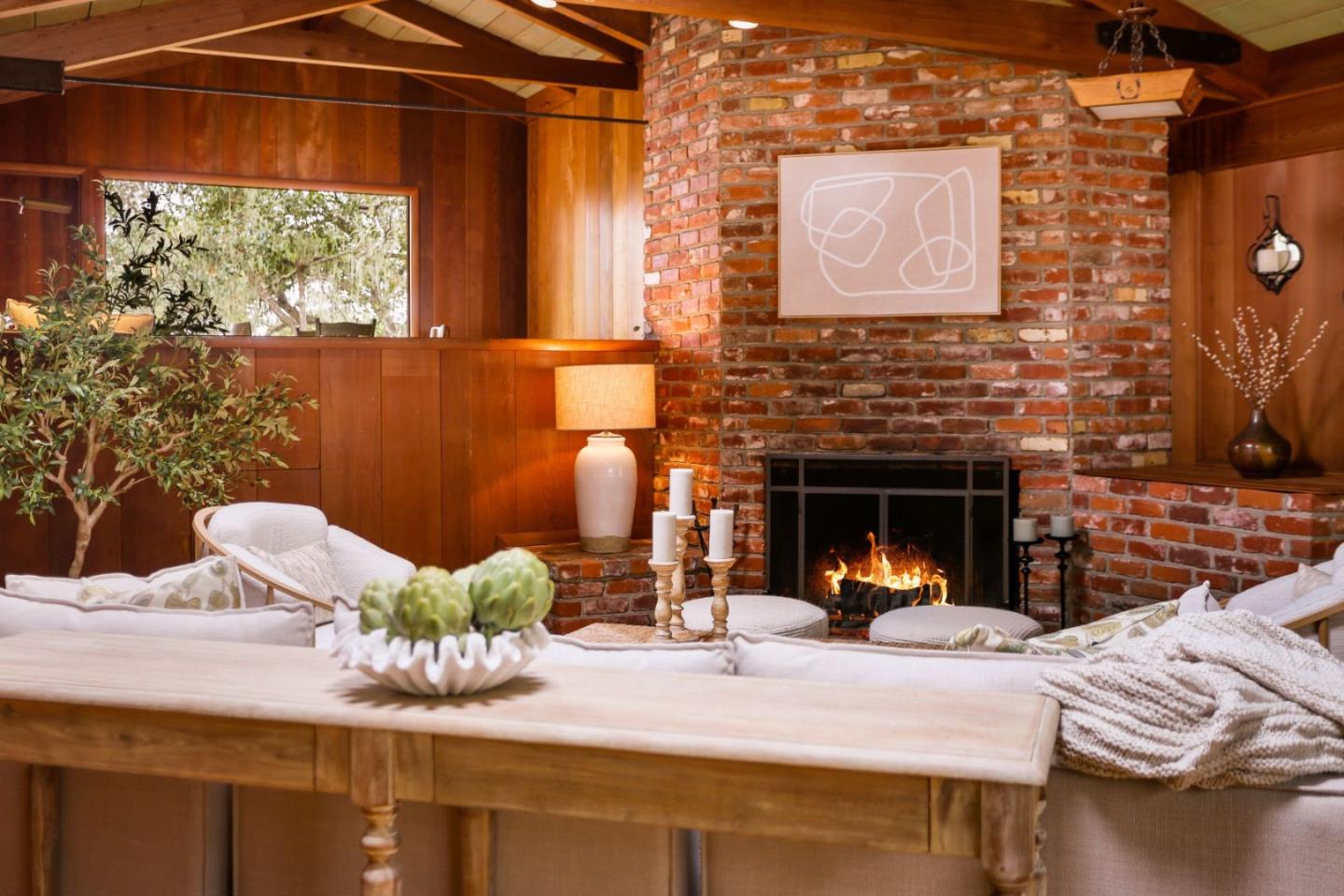 8-9 Palou Nw Of Casanova Carmel, CA 93923 - Photo 5 of 32 a view of a dining room with furniture and chandelier