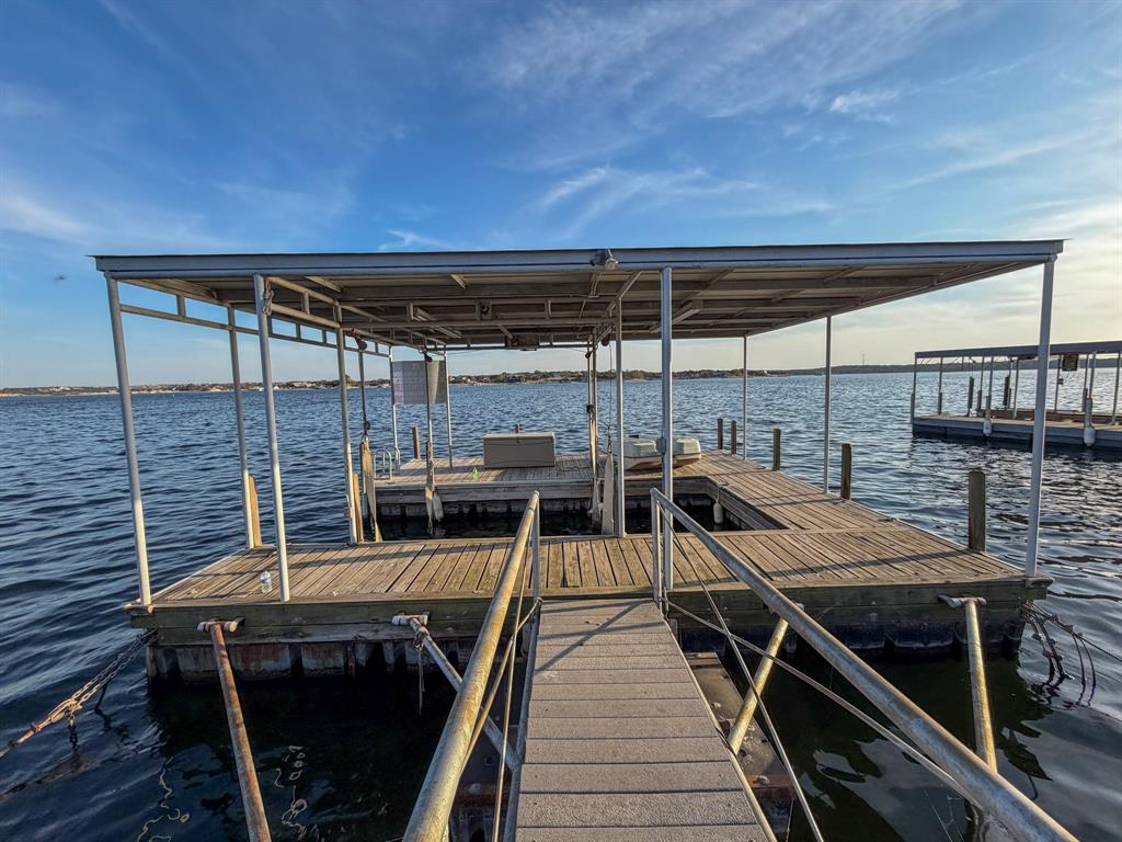 3500 Hog Bend, Unit 121 Strawn, TX 76475 - Photo 10 of 29 Dock being installed