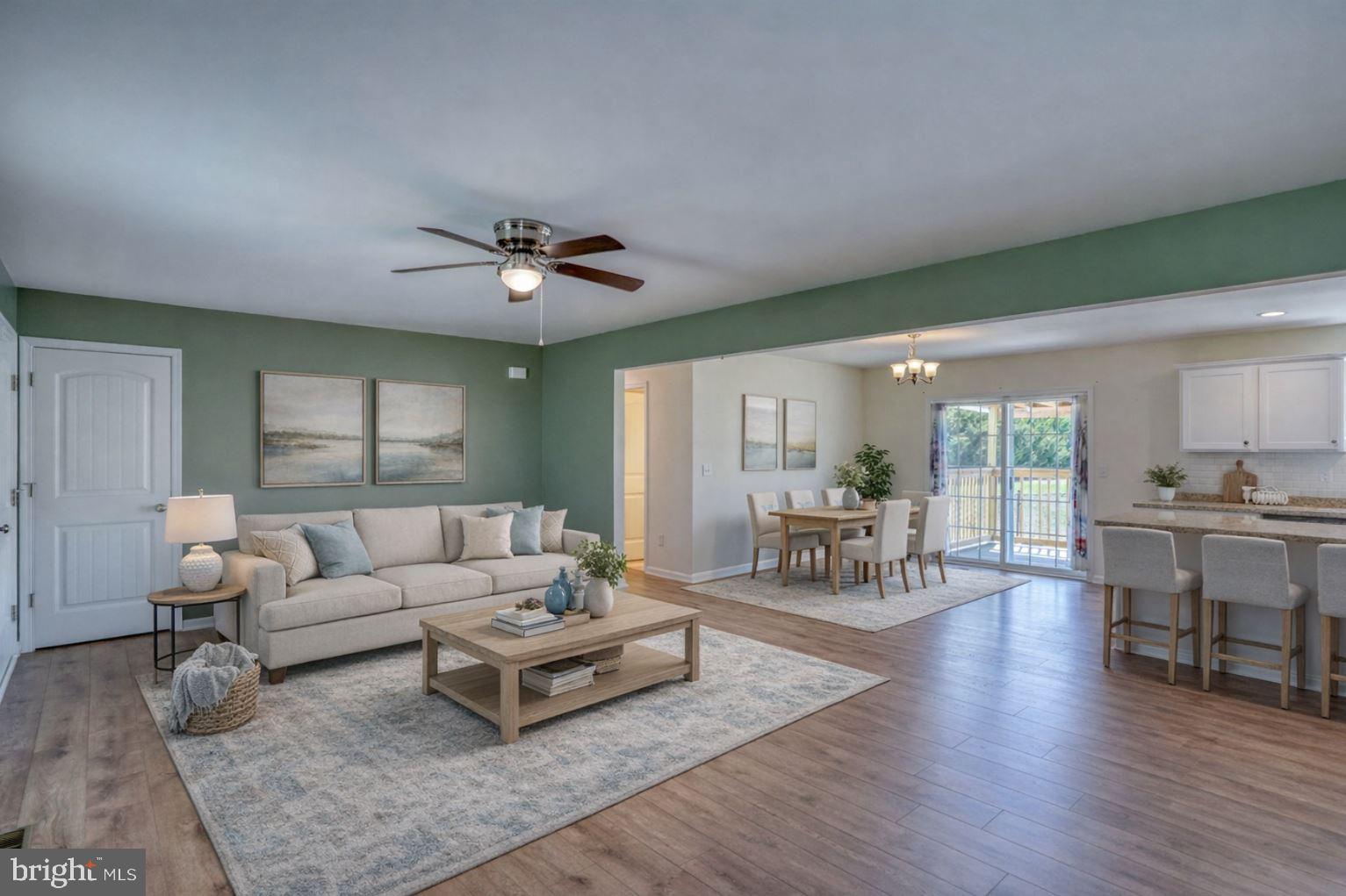 12448 Deer Forest Road Bridgeville, DE 19933 - Photo 19 of 44 Bright and airy open living space.