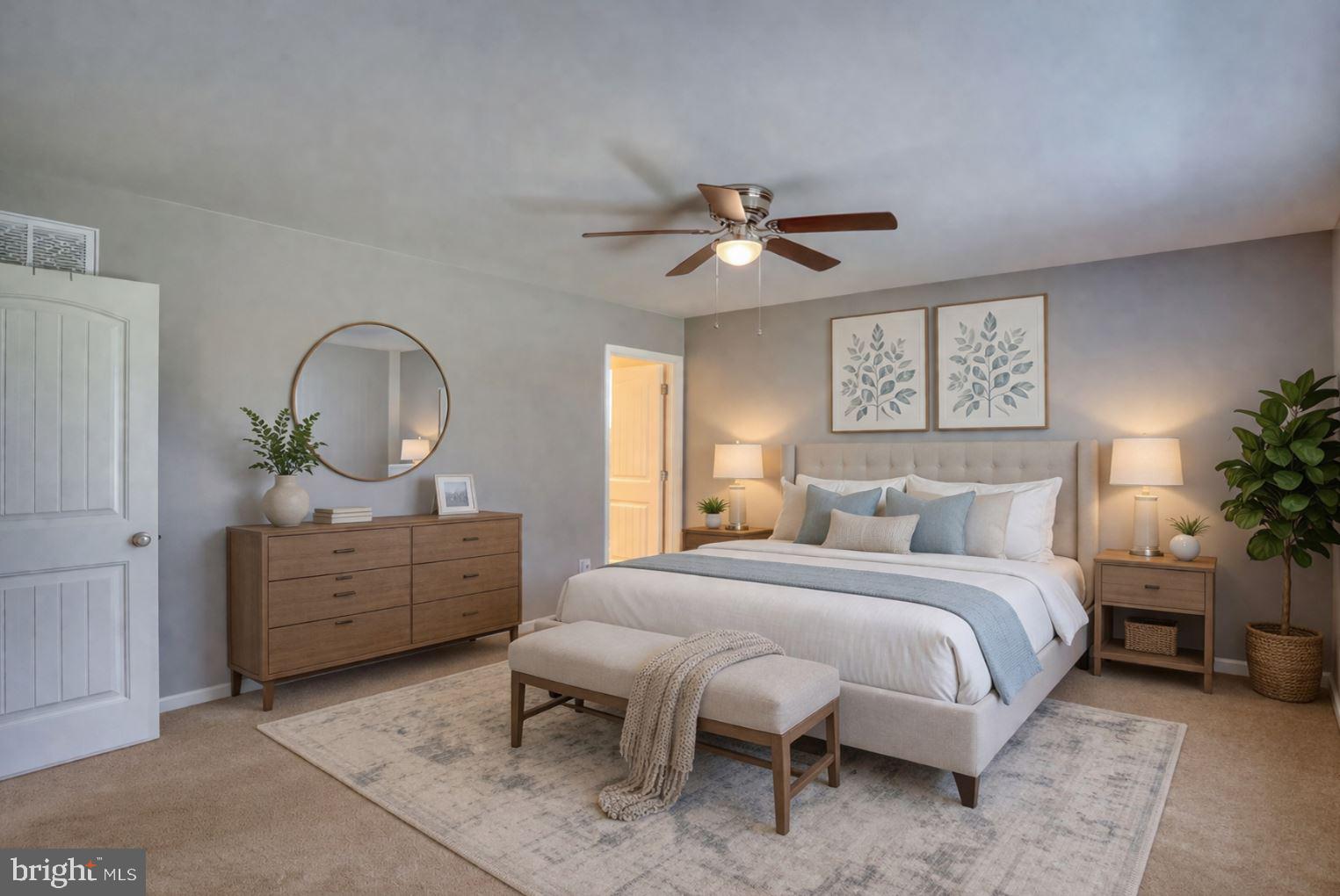 12448 Deer Forest Road Bridgeville, DE 19933 - Photo 33 of 44 Serene bedroom with modern elegance.