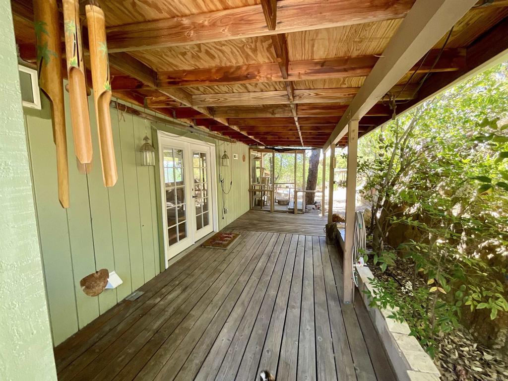 38281 Western Hills Road Anza, CA 92539 - Photo 31 of 75 a view of a balcony with wooden floor