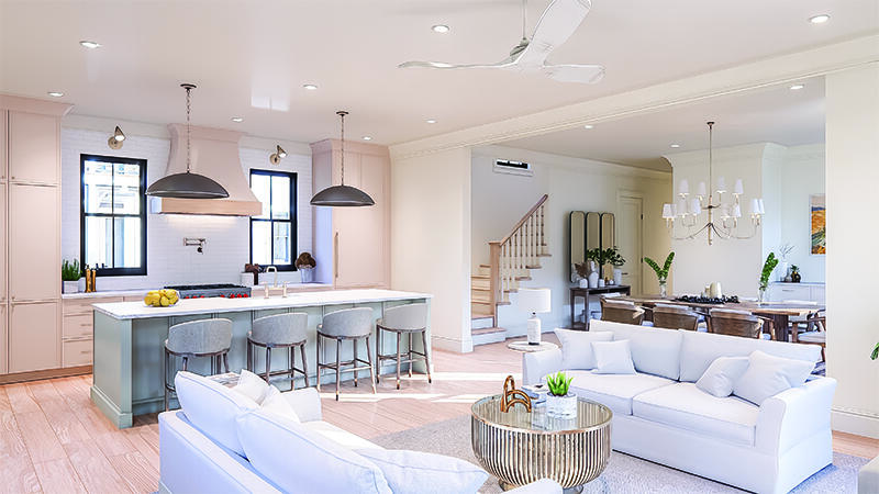 305 Queens Court, Unit 2 Mount Pleasant, SC 29464 - Photo 2 of 14 Q_Living_kitchen_corneralts_m