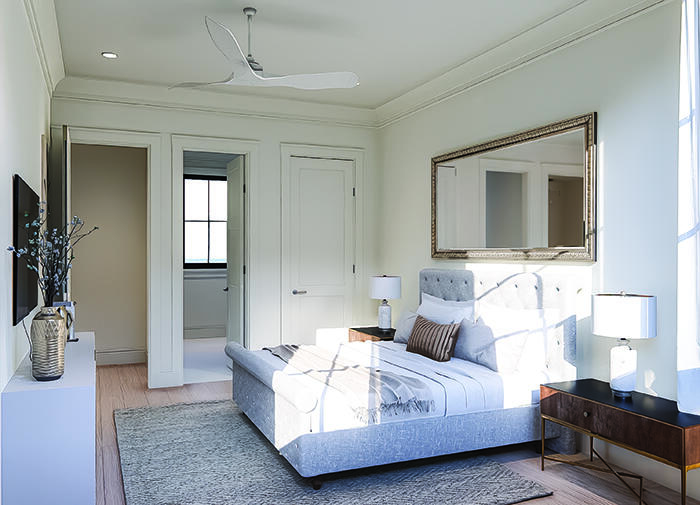 305 Queens Court, Unit 2 Mount Pleasant, SC 29464 - Photo 10 of 14 Q_Bedroom2_corner_1