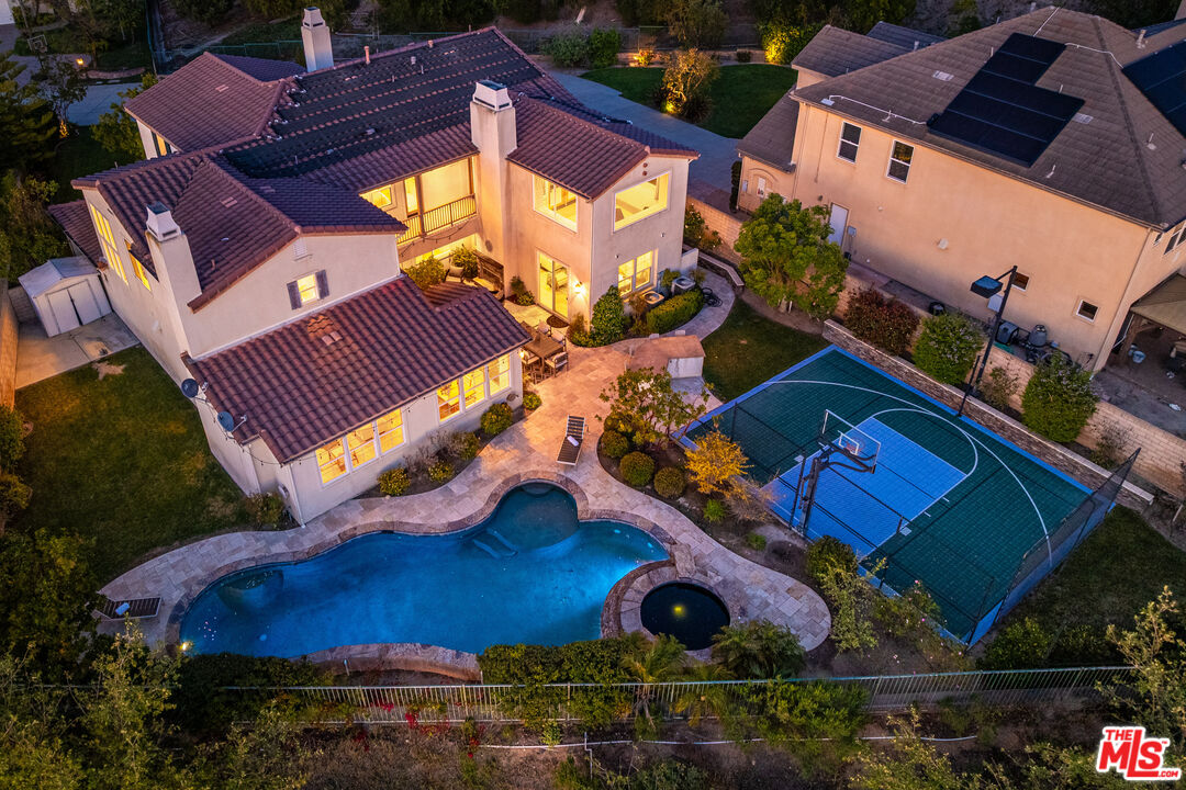 3447 Sentinel Court Simi Valley, CA 93065 - Photo 18 of 19 an aerial view of a house roof deck and patio