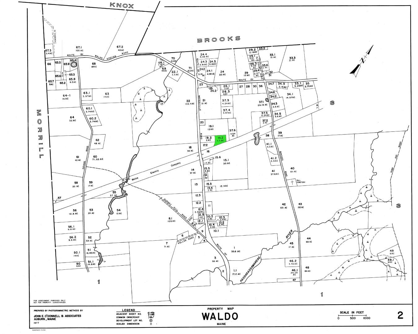 1479 Waterville Road Waldo, ME 04915 - Photo 20 of 23 Tax Map 2 - Waldo color (Large)