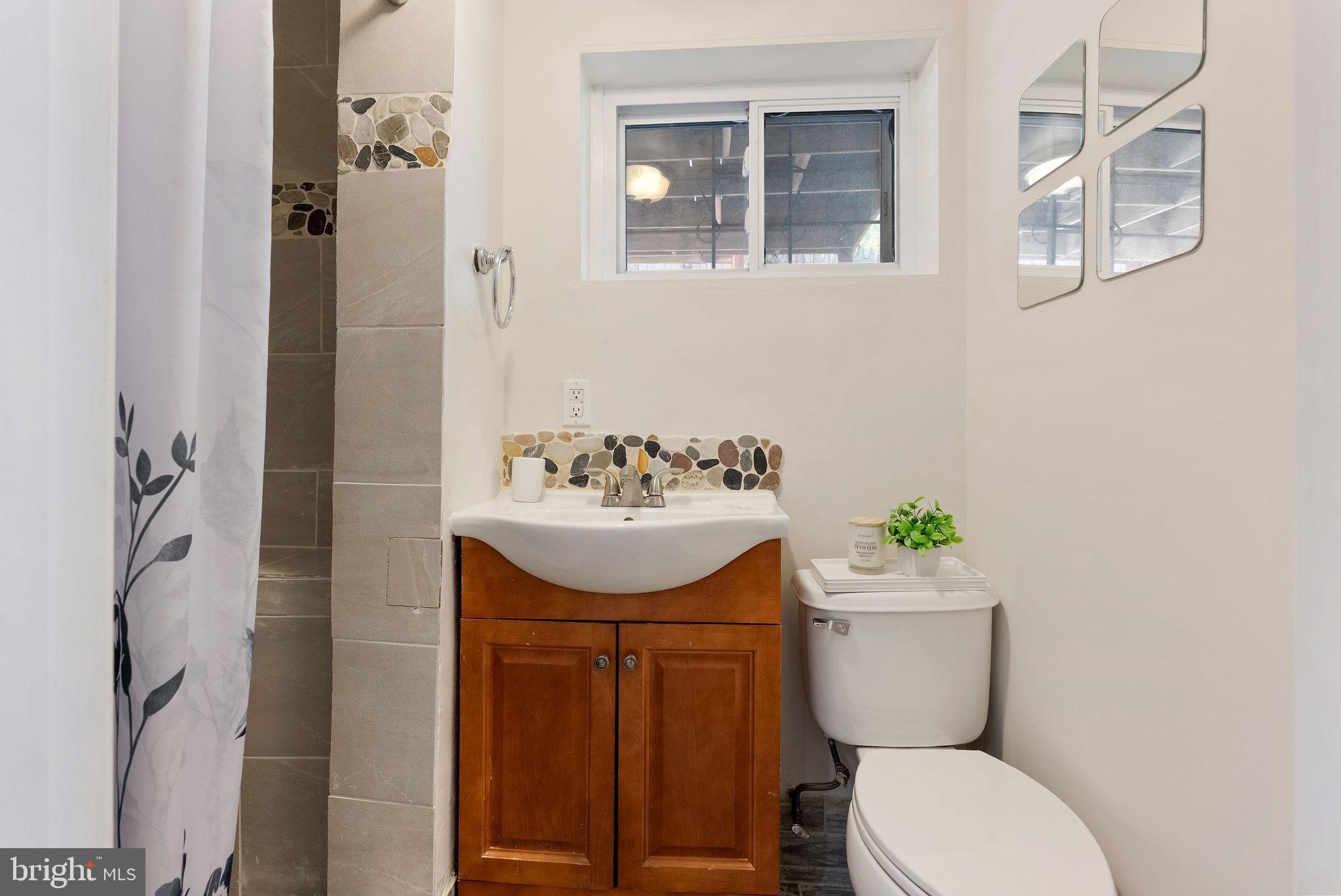 2600 Arcola Avenue Silver Spring, MD 20902 - Photo 22 of 39 a bathroom with a sink and mirror with toilet
