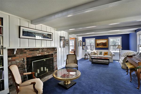123 East Bare Hill Road Harvard, MA 01451 - Photo 7 of 19 a living room with furniture and a fireplace