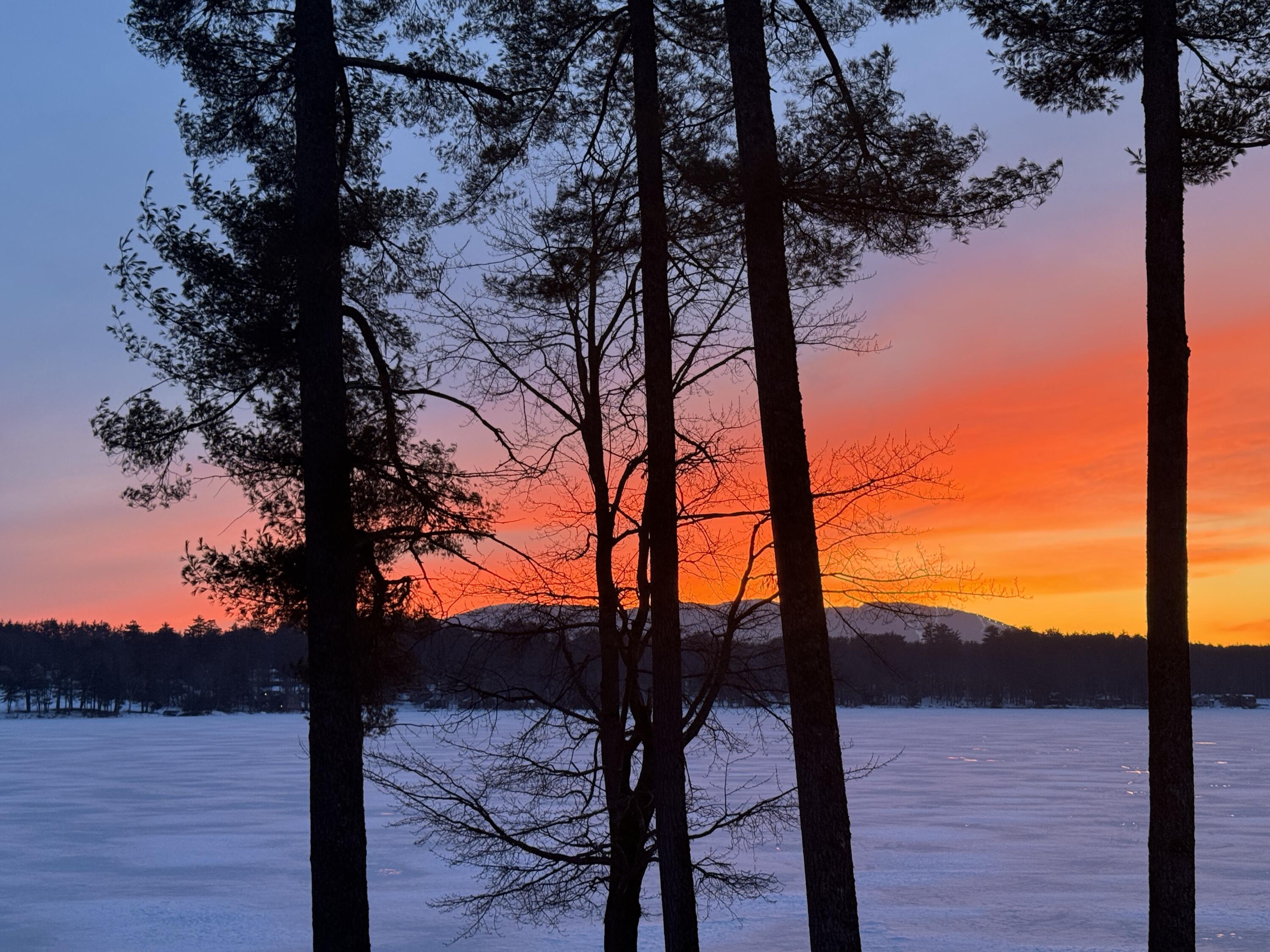 10 Gallinari Way Bridgton, ME 04009 - Photo 36 of 48 Sunset view of Pleasant Mtn