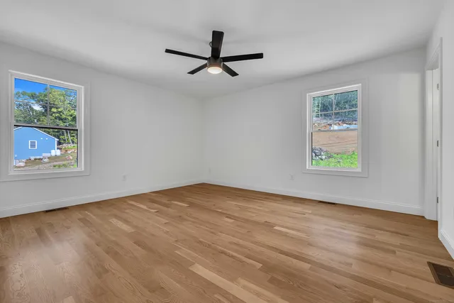 wooden floor in an empty room