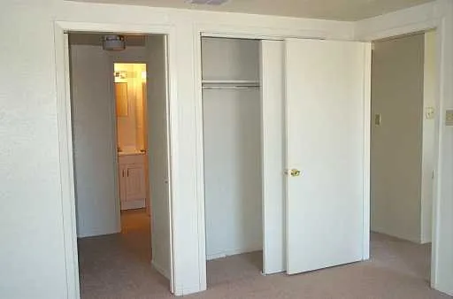 a view of closet area