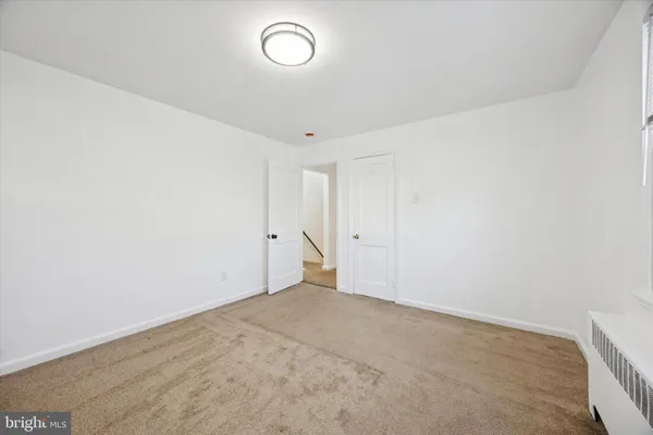 a view of an empty room
