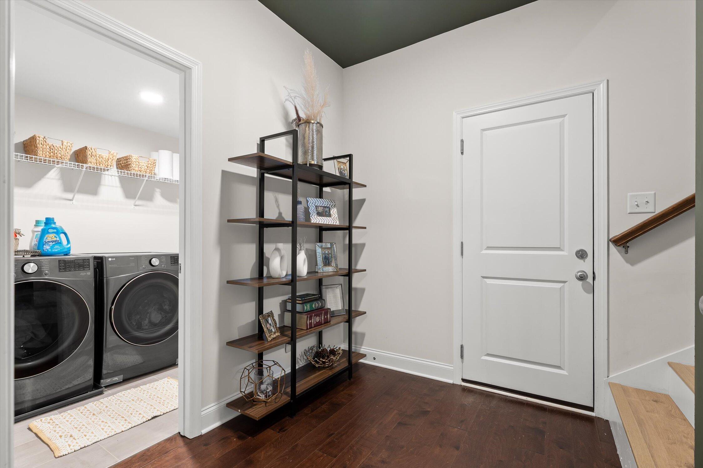 6362 Chandler Hill Road Ooltewah, TN 37363 - Photo 26 of 34 Basement Landing & Laundry Room