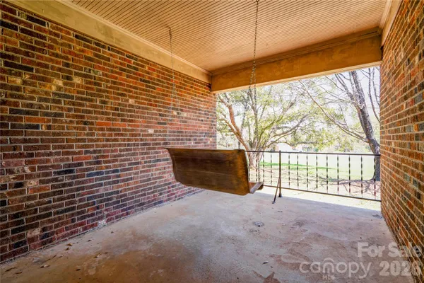 a view of a backyard with a garden