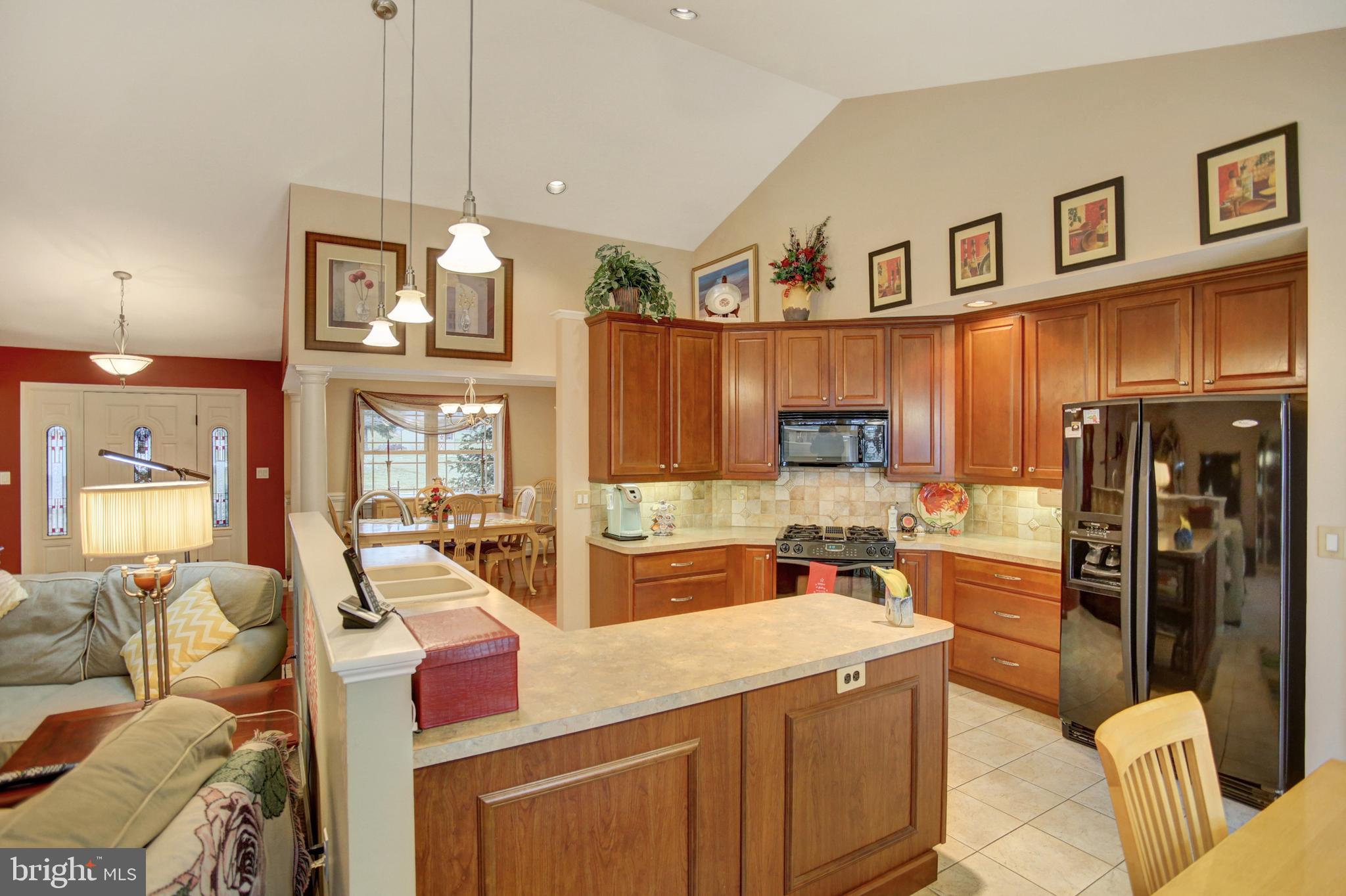 23 Orion Road Boiling Springs, PA 17007 - Photo 12 of 36 Ktichen with Vaulted Ceiling