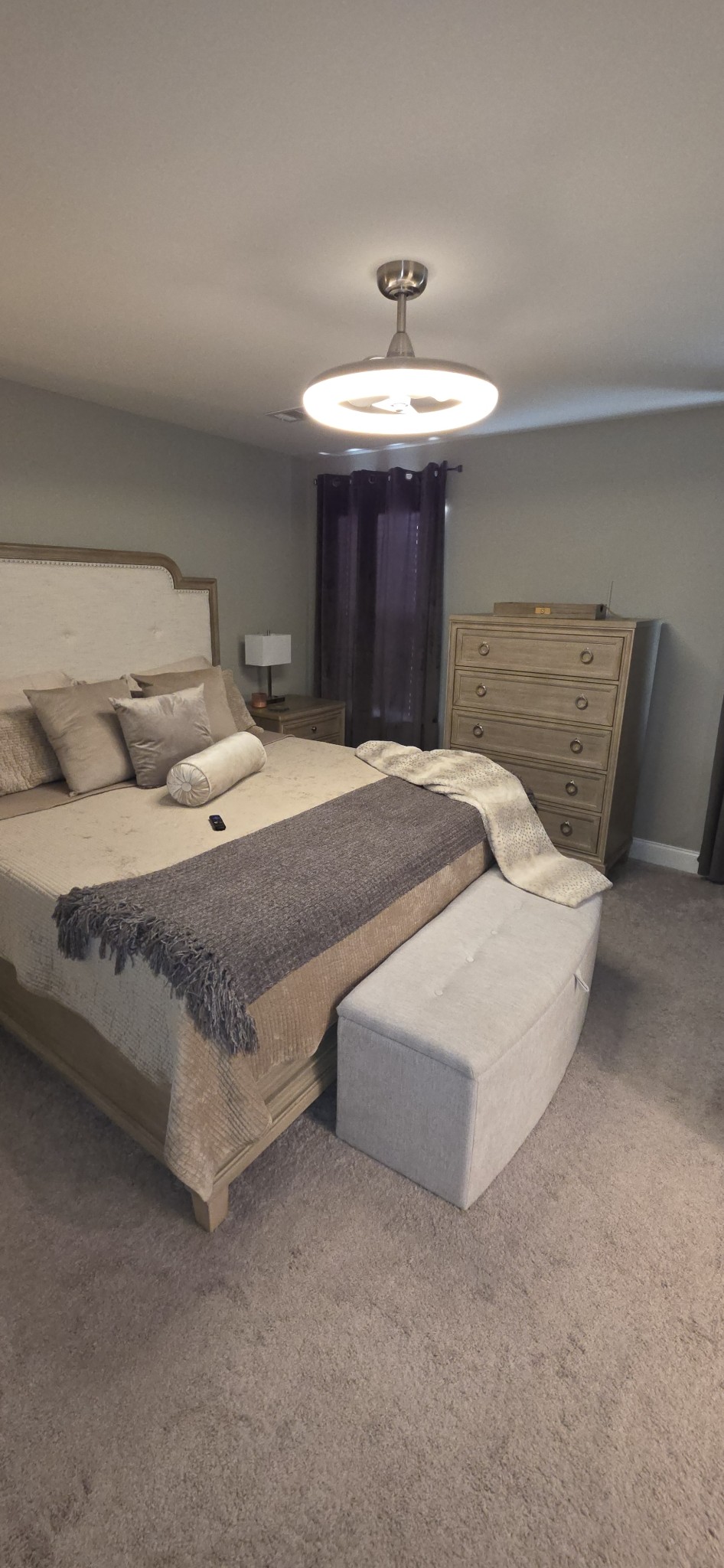 751 Prairie View Drive Columbia, TN 38401 - Photo 17 of 34 a bedroom with a bed and a chandelier