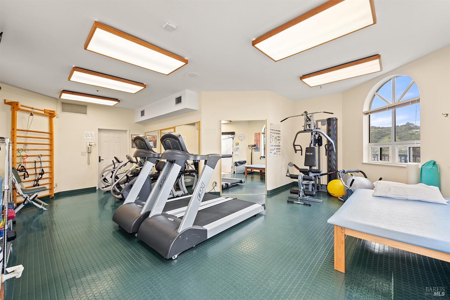 100 Thorndale Drive, Unit 106 San Rafael, CA 94903 - Photo 20 of 30 a view of a room with gym equipment