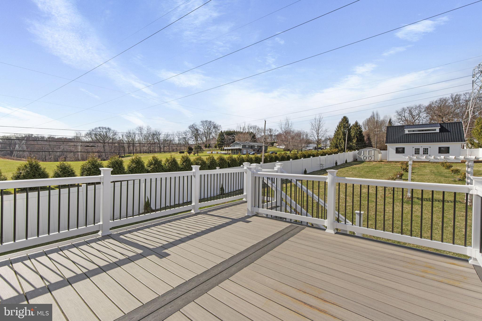 1 Highview Road Conowingo, MD 21918 - Photo 33 of 54 a view of balcony with wooden floor and fence