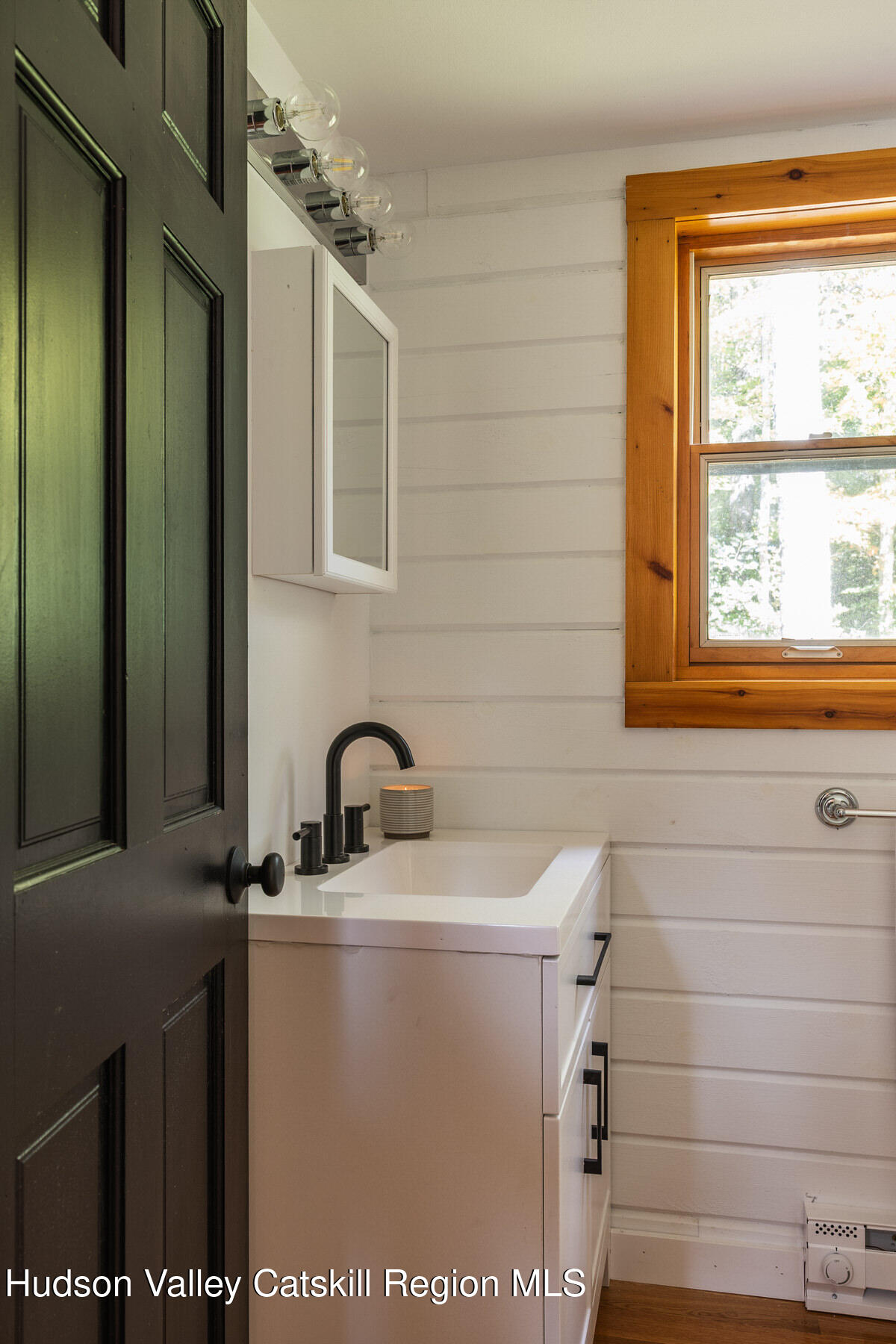 209 Alder Pond Road Andes, NY 13731 - Photo 15 of 32 a bathroom with a sink a vanity and a mirror