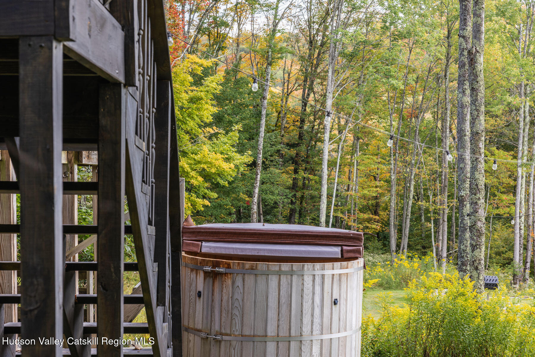 209 Alder Pond Road Andes, NY 13731 - Photo 25 of 32 a view of a balcony with plants
