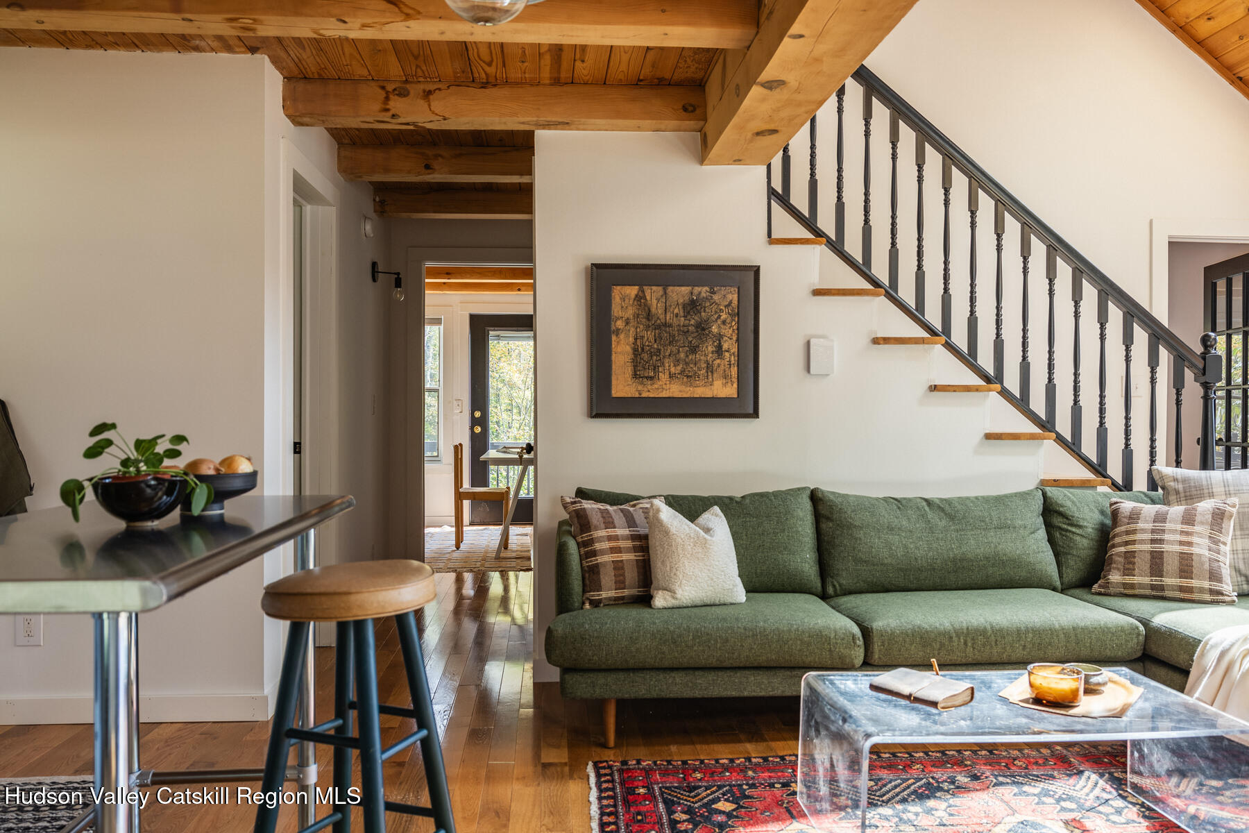 209 Alder Pond Road Andes, NY 13731 - Photo 6 of 32 a living room with furniture and a potted plant