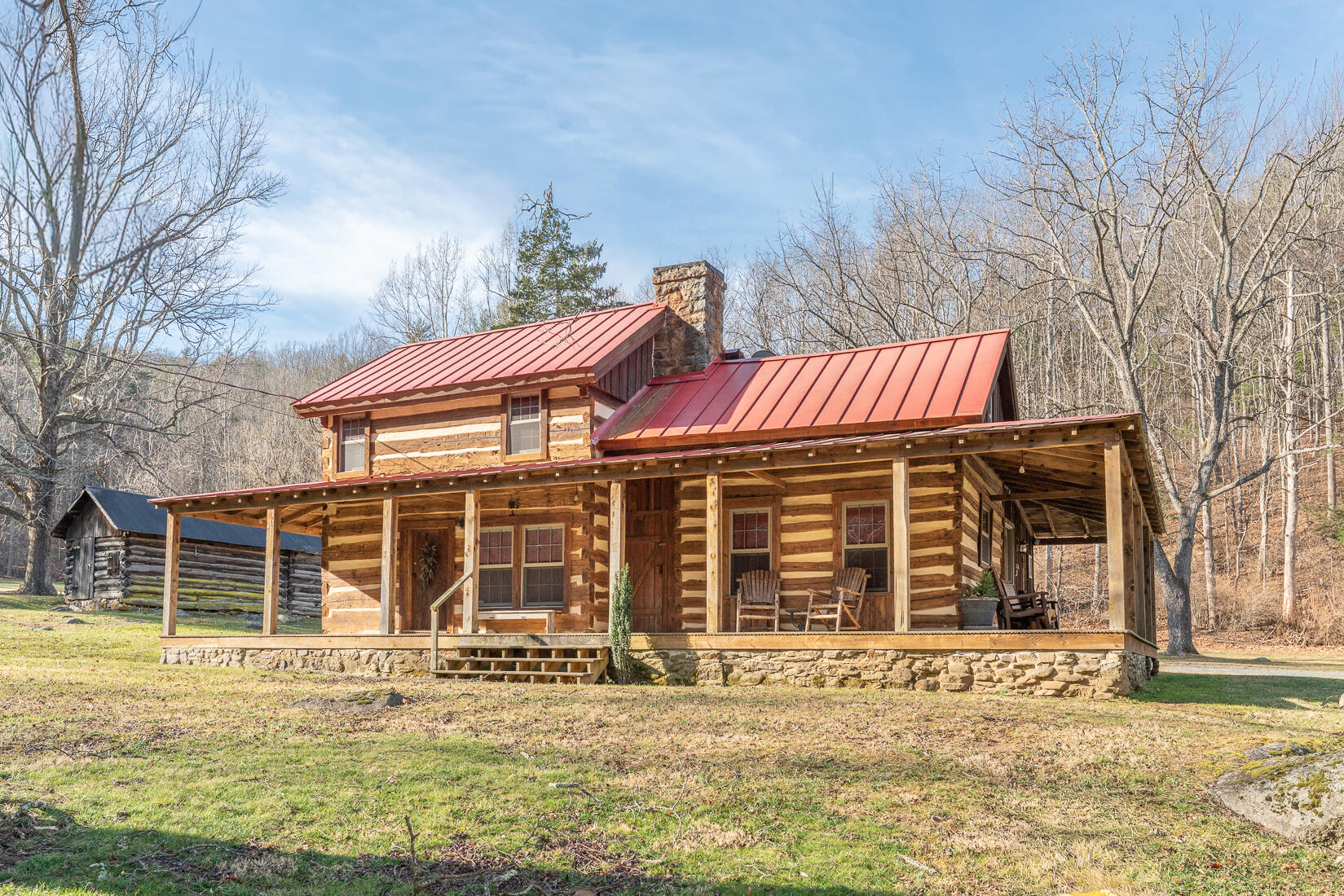 6102 Jennings Creek Road Buchanan, VA 24066 - Photo 2 of 79 a front view of a house with a yard