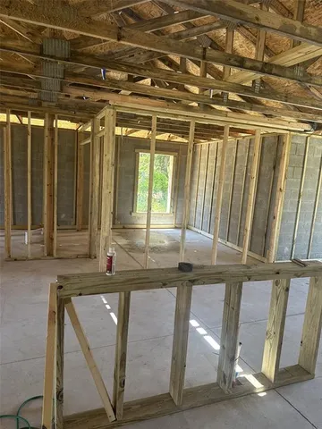 a locker room with window