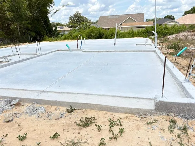a view of a road with a snow on the road