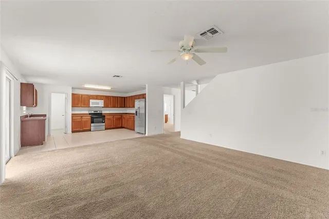 a view of an empty room