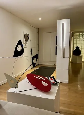 a room with gym equipment