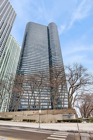a front view of a building