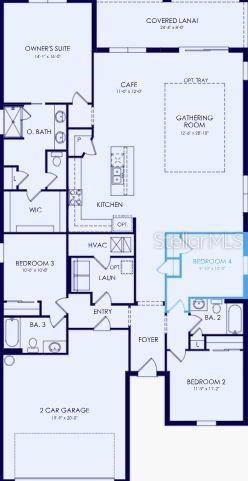 1875 Groveline Road St. Cloud, FL 34771 - Photo 19 of 19 Floor Plan - Floor One