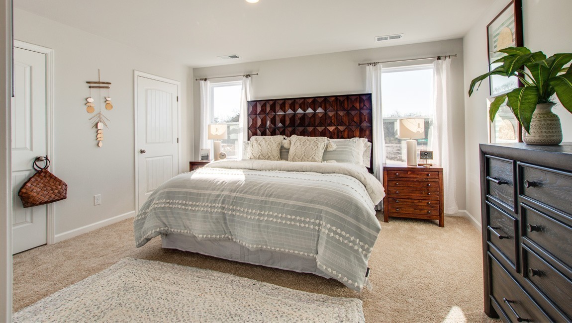 130 Cecil Road Lebanon, TN 37087 - Photo 16 of 46 a bedroom with a bed and a potted plant