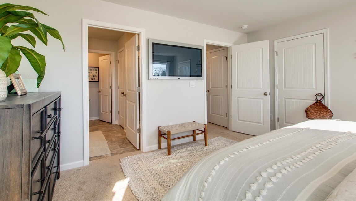 130 Cecil Road Lebanon, TN 37087 - Photo 17 of 46 a bedroom with a bed and a couch