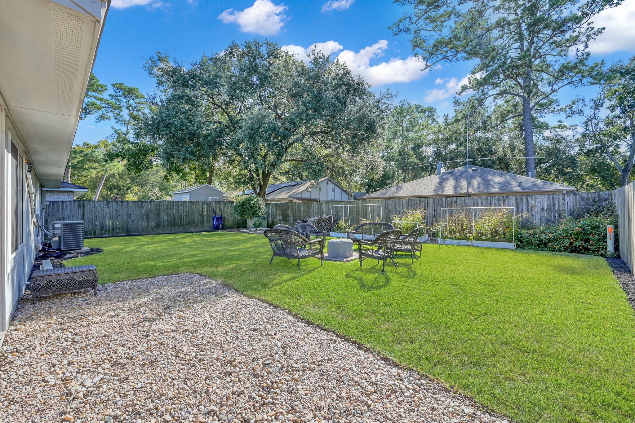 17323 Lowick Street Spring, TX 77379 - Photo 16 of 21 Your backyard is very private and Mature trees shade the lawn in the afternoon.