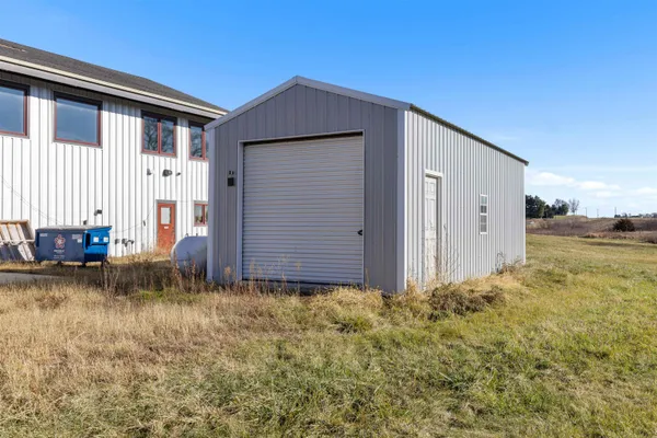 a backyard of a house
