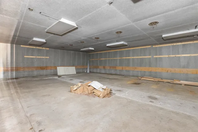 a view of backyard of house