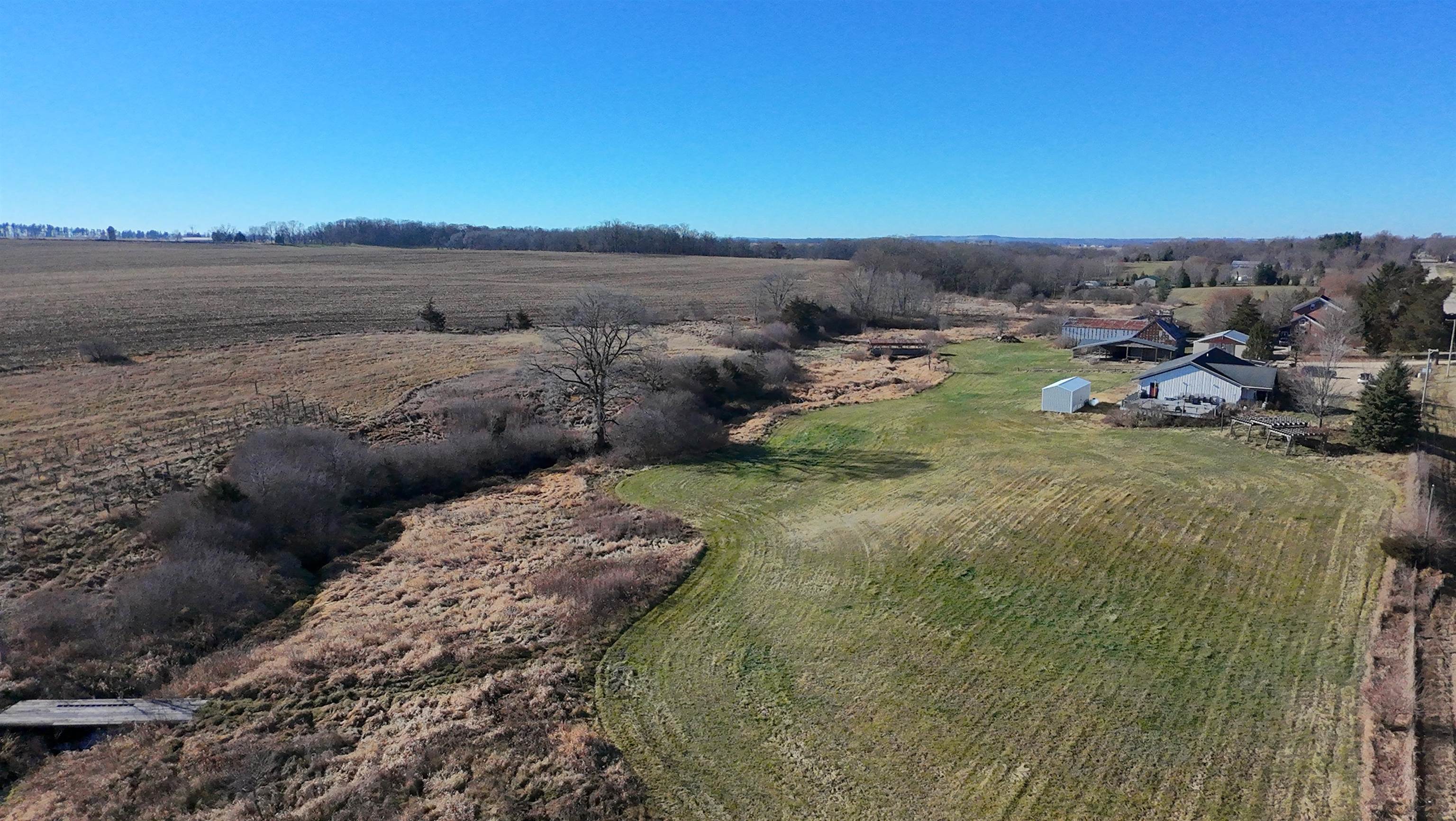 395 North Cedarville Road Freeport, IL 61032 - Photo 44 of 47 a view of a lake from a yard