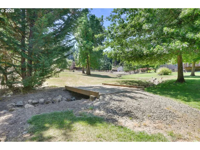 a view of outdoor space with trees