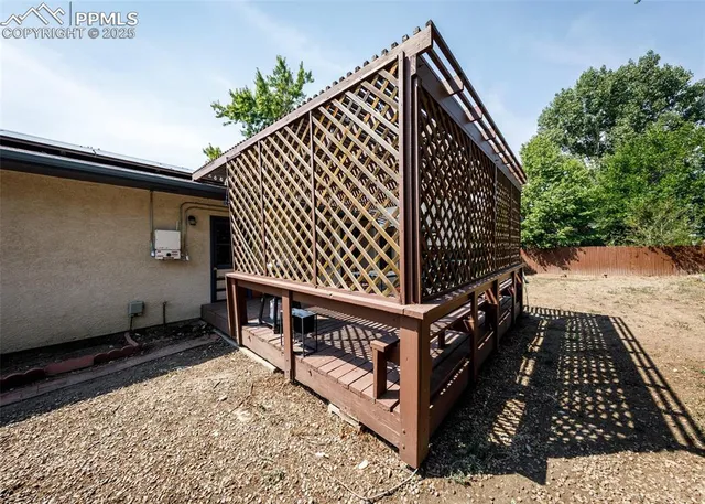 a view of a roof deck